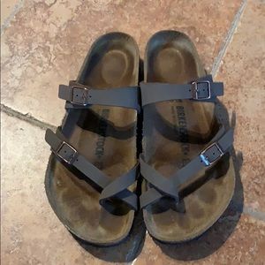 Birkenstock Mayari in mocha birkoflor